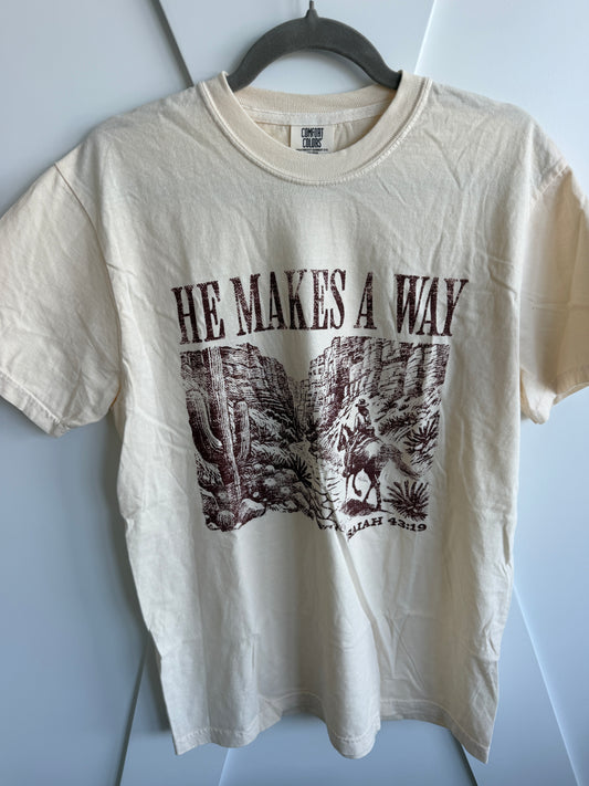 He Makes A Way Comfort Colors Tee