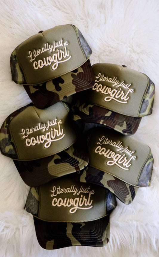 “Literally Just a Cowgirl” Trucker