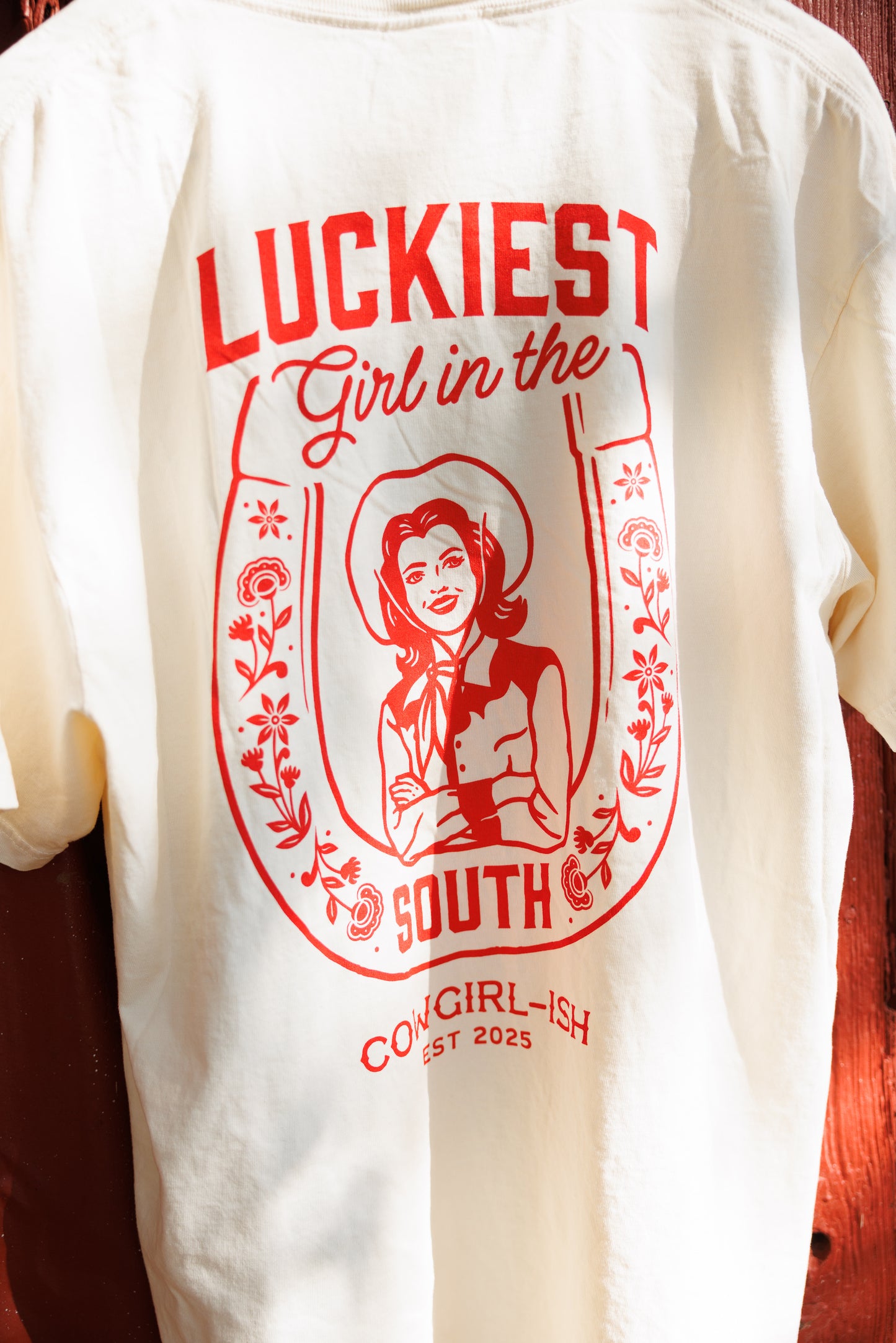 Lucky Cowgirl Tee