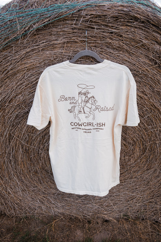 Born & Raised Cowgirl Tee