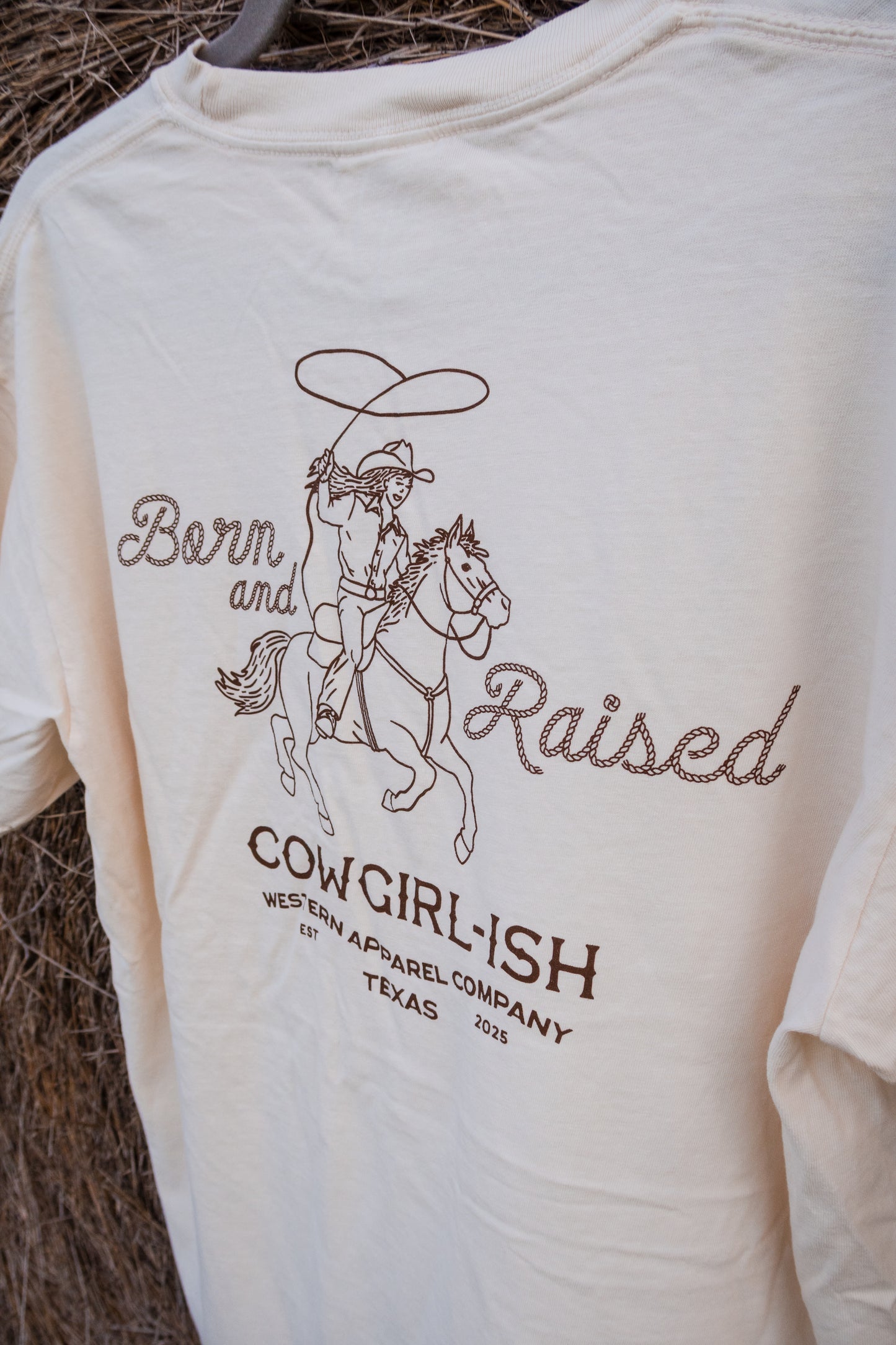 Born & Raised Cowgirl Tee
