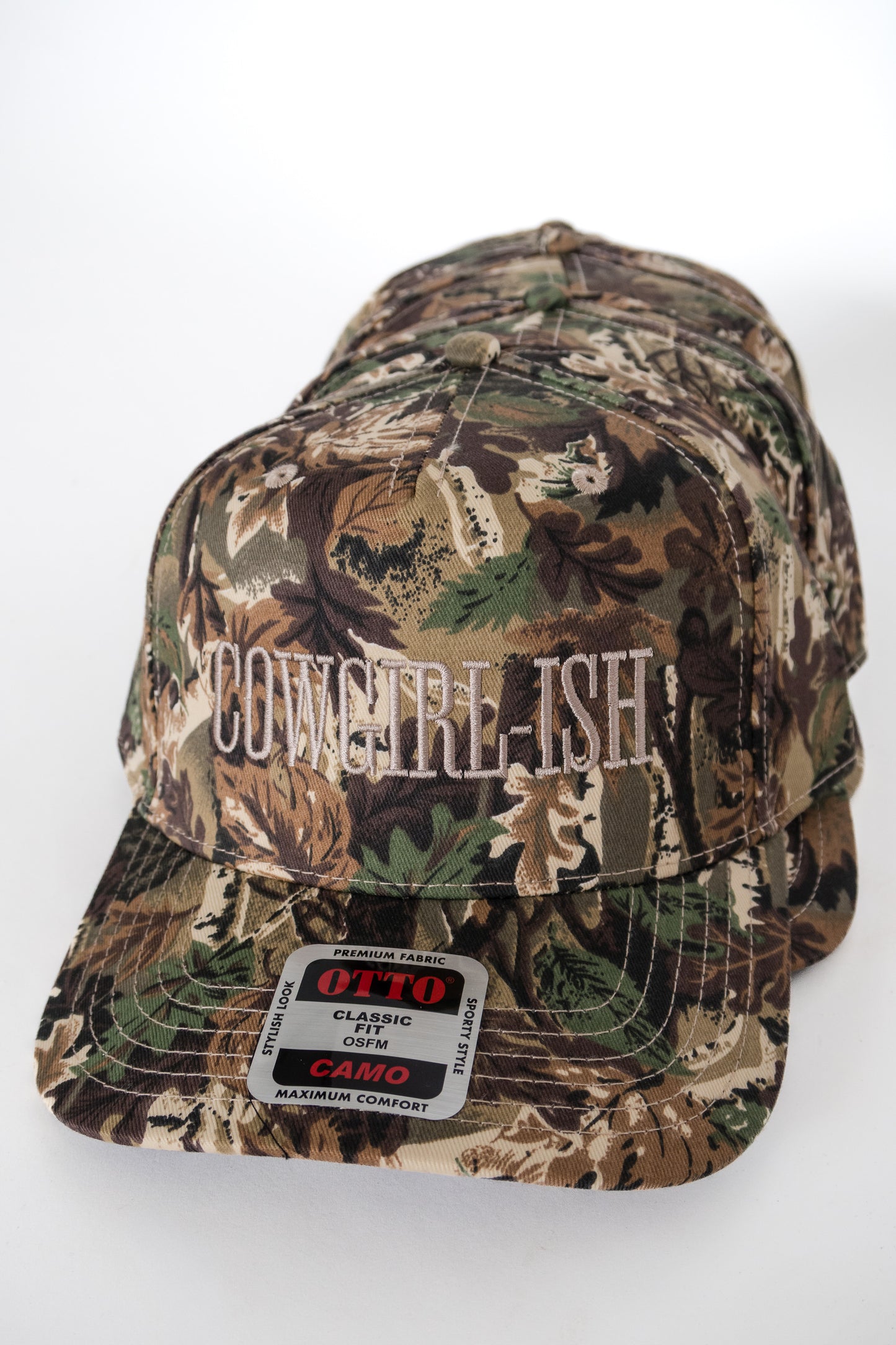 Camo Cowgirl-ish Trucker Hat