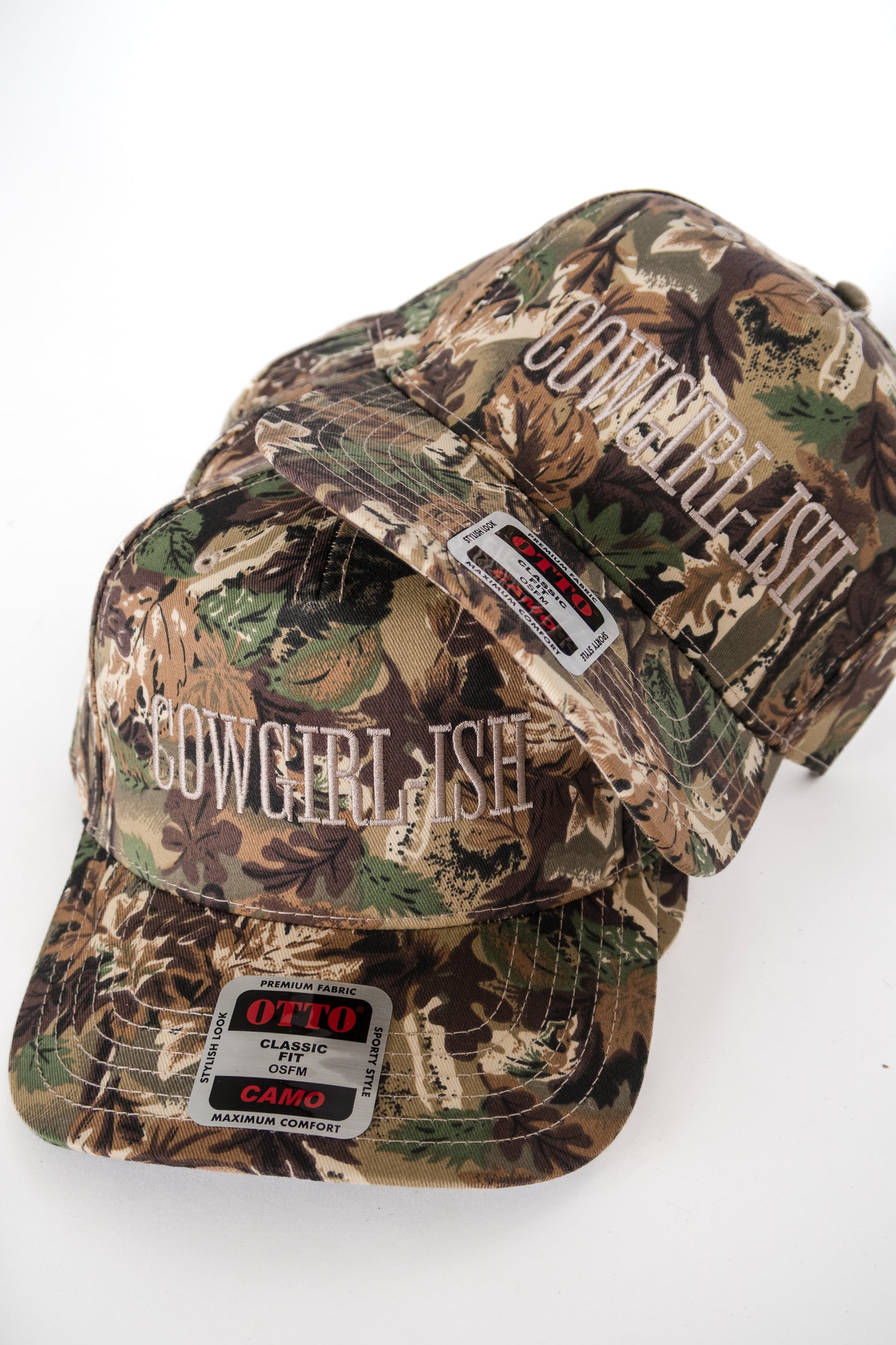 Camo Cowgirl-ish Trucker Hat