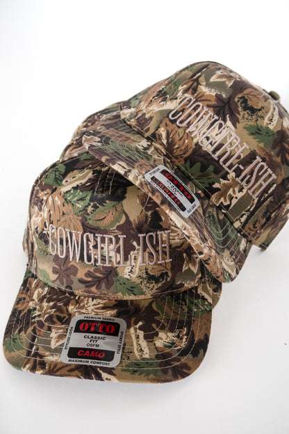 Camo Cowgirl-ish Trucker Hat