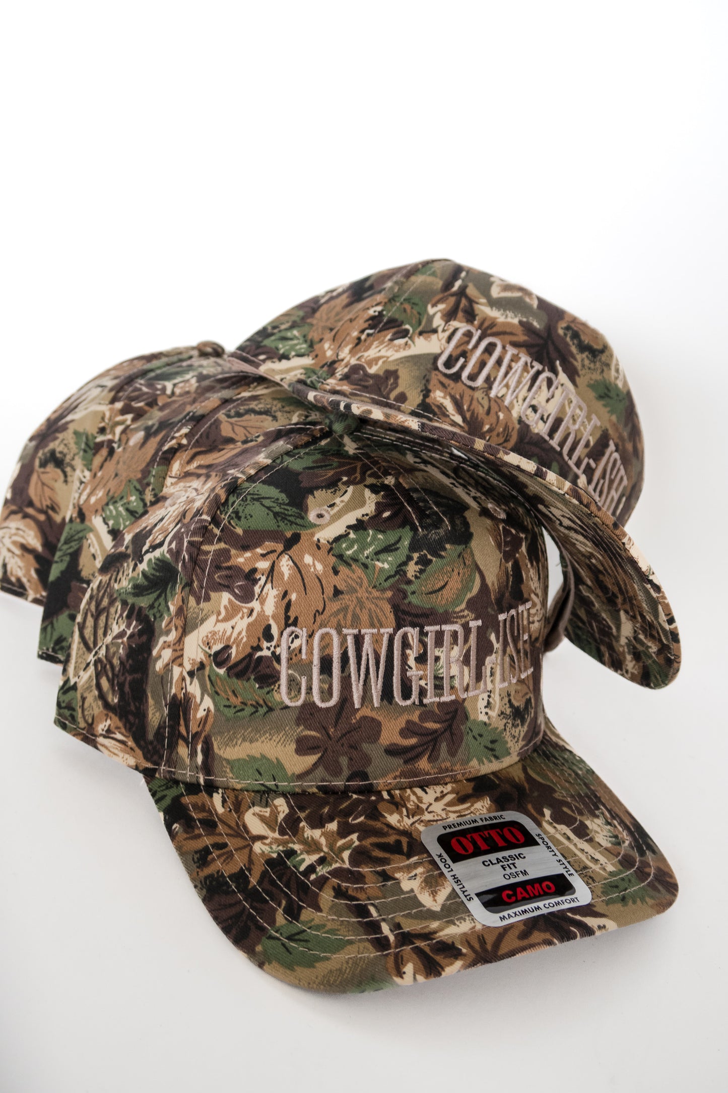 Camo Cowgirl-ish Trucker Hat