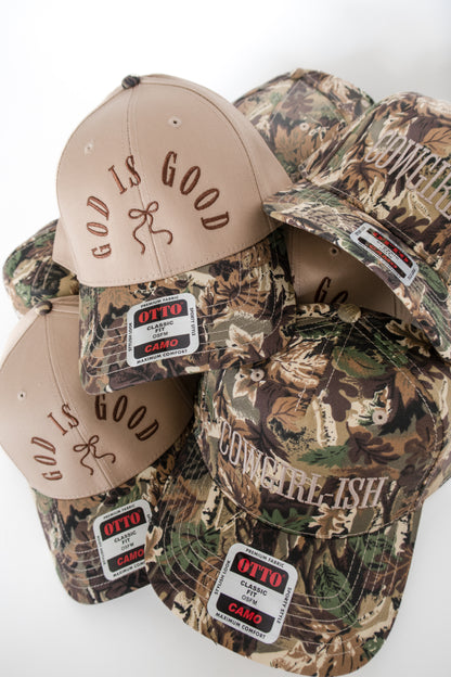 God is Good Canva Trucker