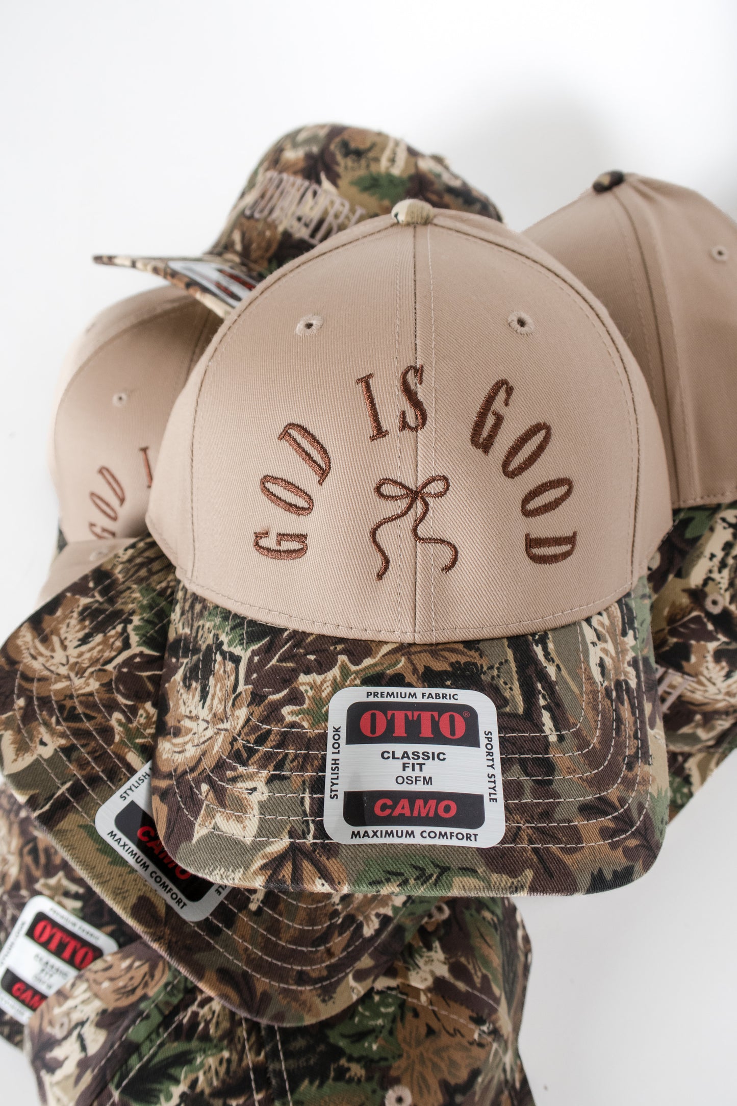 God is Good Canva Trucker