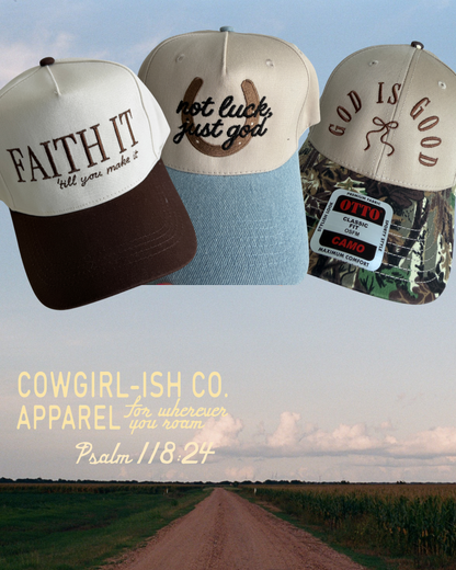 God is Good Canva Trucker