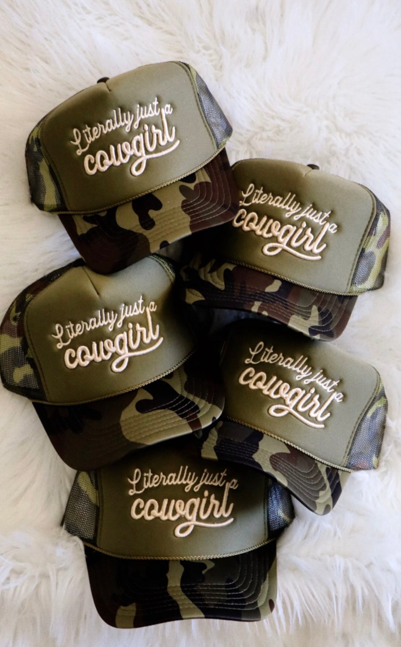 “Literally Just a Cowgirl” Trucker