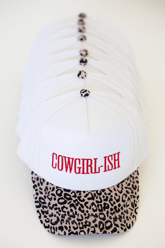 Cheetah Cowgirl-ish Trucker Hat