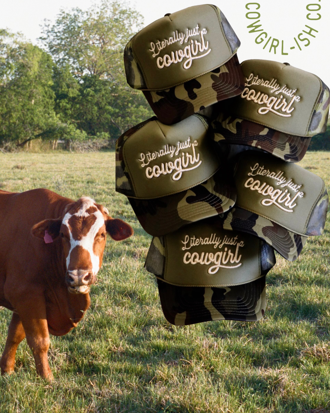 “Literally Just a Cowgirl” Trucker